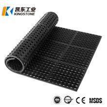 Factory Custom Heavy Duty Rubber Kitchen Drainage Anti Slip Mat 20 mm